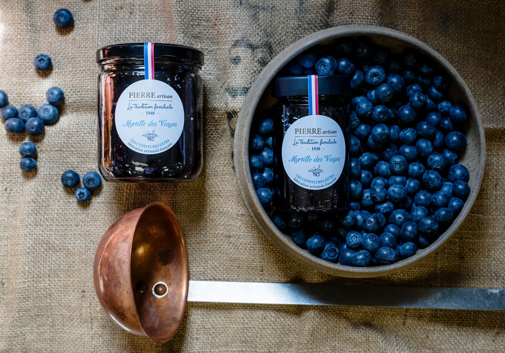 Confiture extra de myrtille sauvage