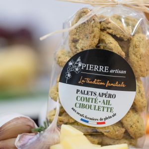 Palets apéro Comté, ail & ciboulette